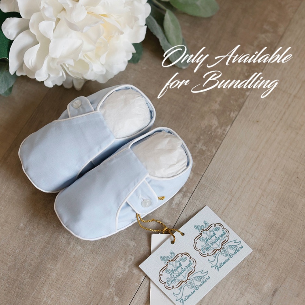AVAILABLE WITH OUTFIT Blue Crib Shoe T Strap Feltman Brother $27  6/9 Months NWT